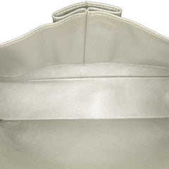 Medium Classic Perforated Lambskin Double Flap