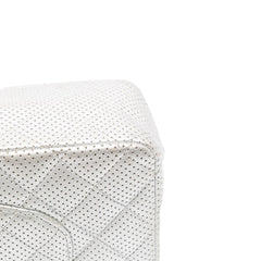 Medium Classic Perforated Lambskin Double Flap