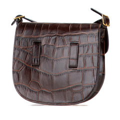 Mini Embossed Calfskin Symmetrical Crossbody