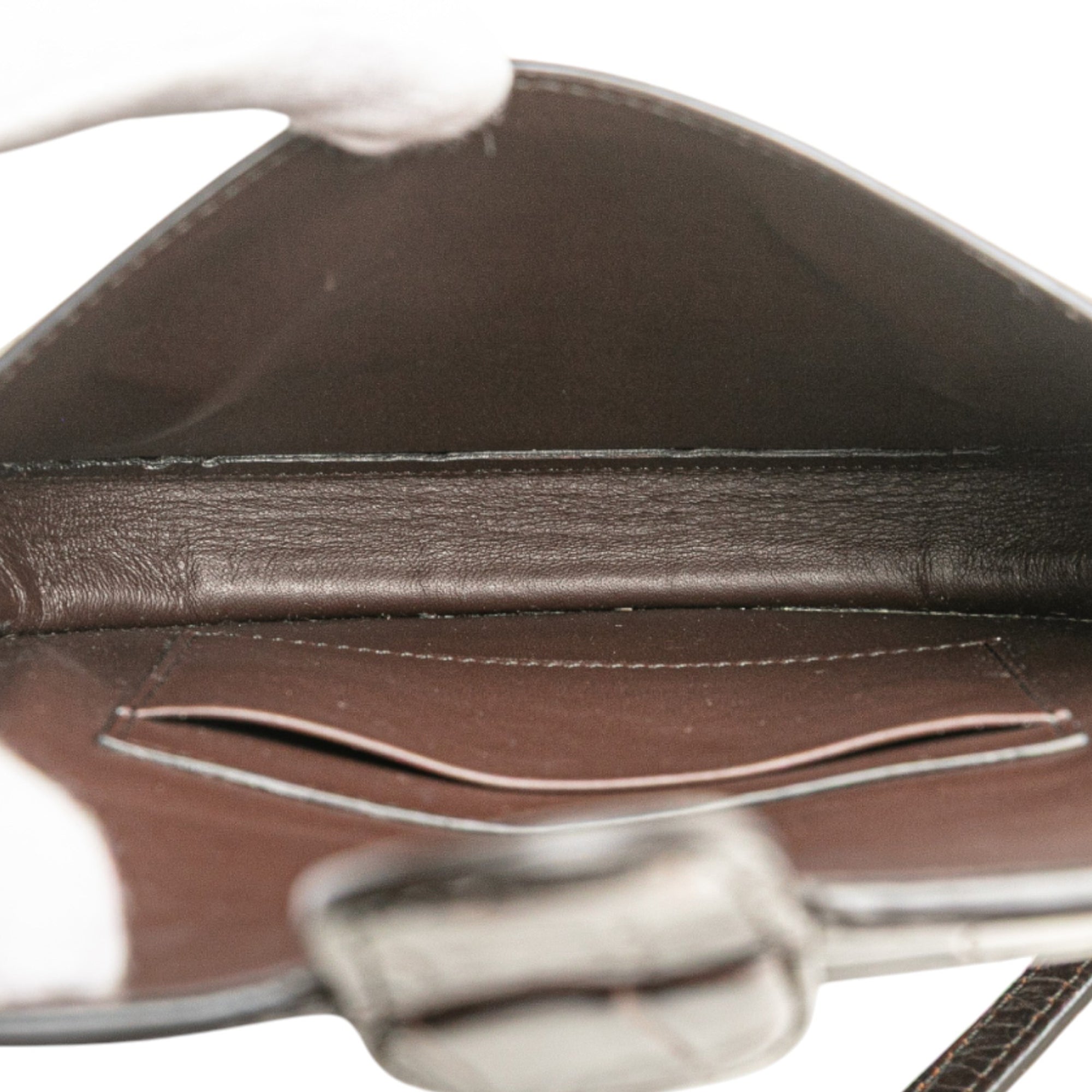 Mini Embossed Calfskin Symmetrical Crossbody