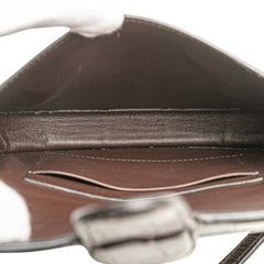 Mini Embossed Calfskin Symmetrical Crossbody