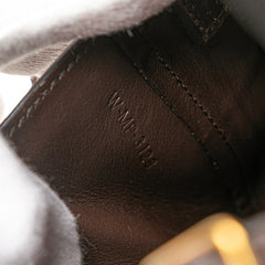 Mini Embossed Calfskin Symmetrical Crossbody