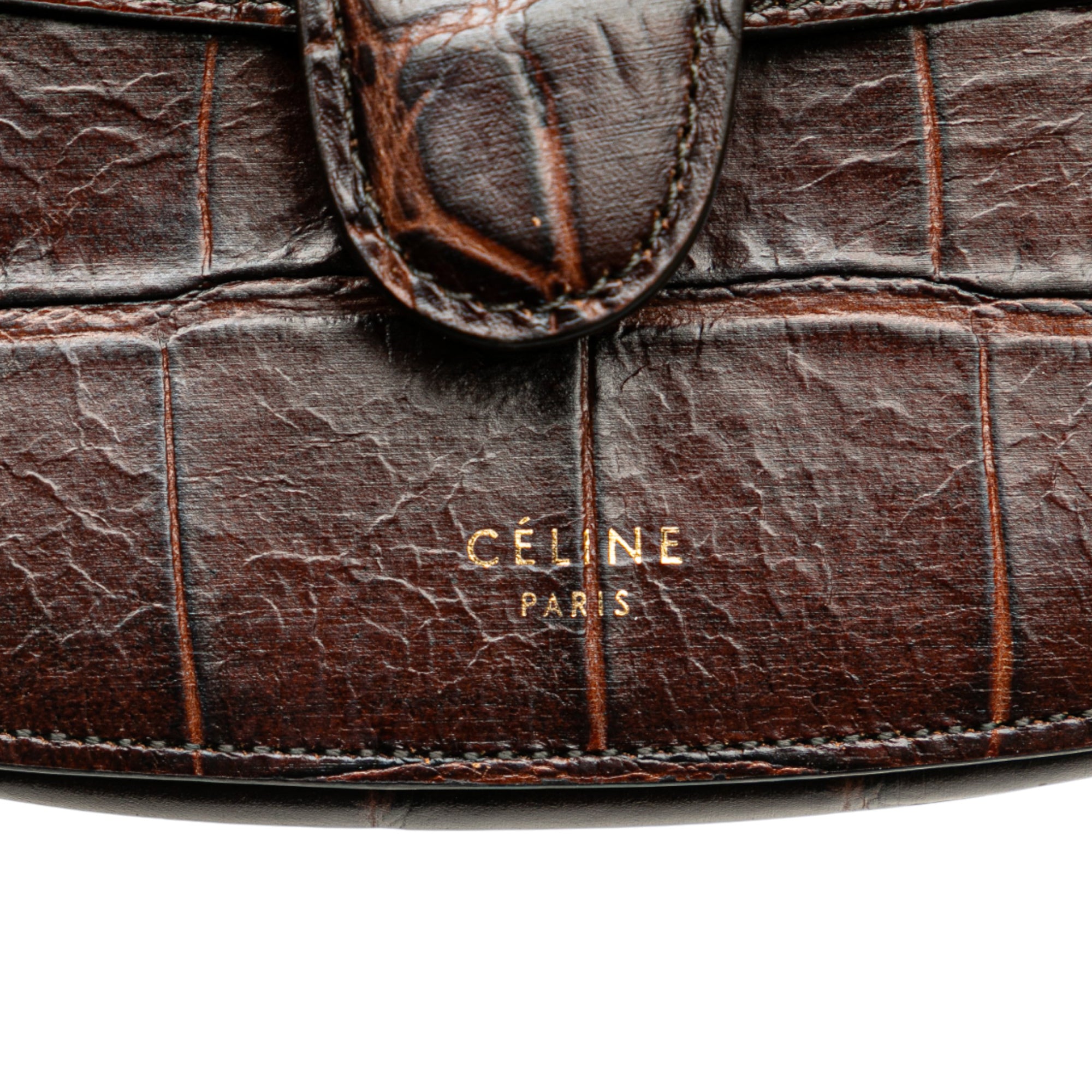 Mini Embossed Calfskin Symmetrical Crossbody