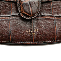 Mini Embossed Calfskin Symmetrical Crossbody