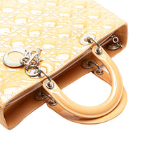 Large Patent Cannage Lady Dior