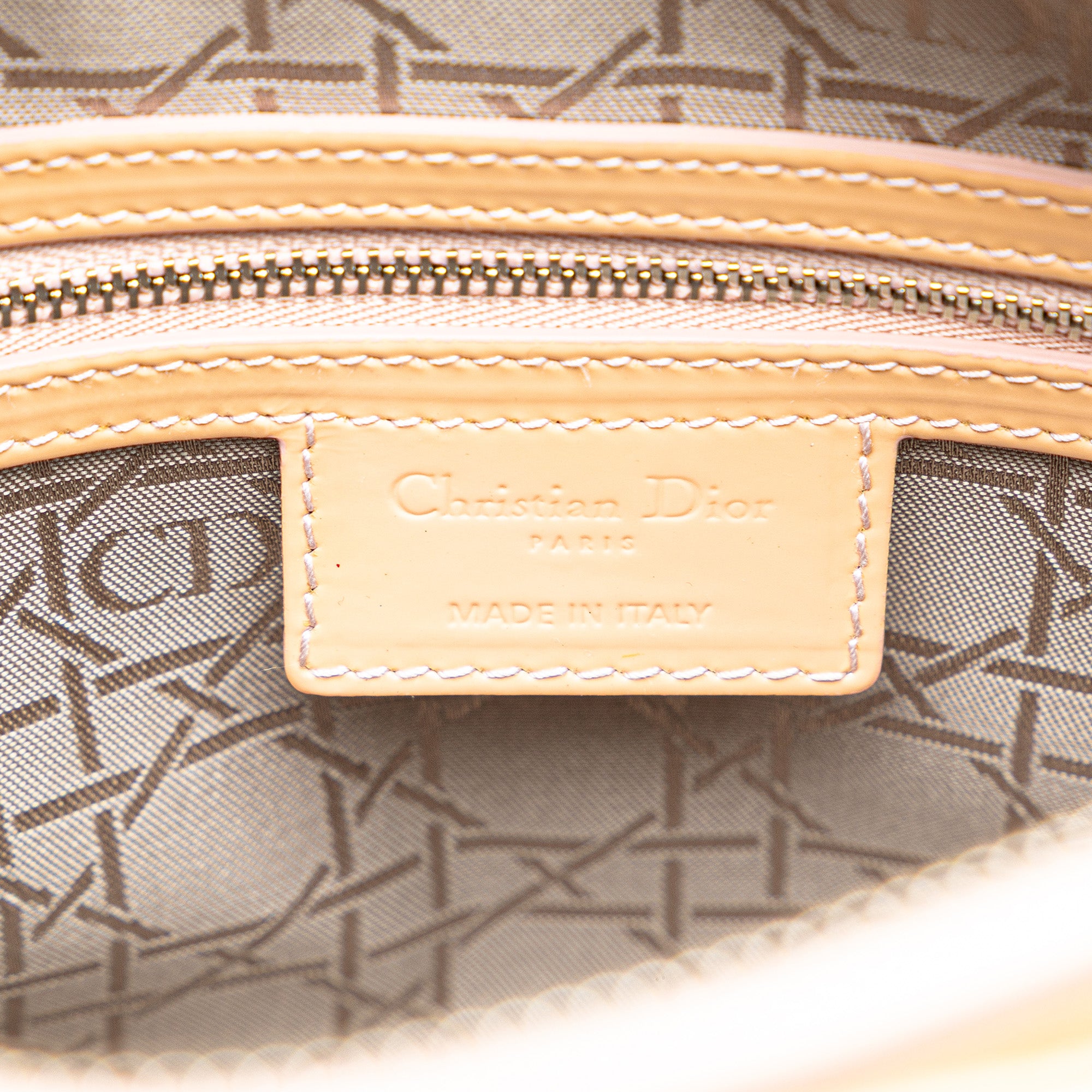 Large Patent Cannage Lady Dior