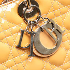 Large Patent Cannage Lady Dior