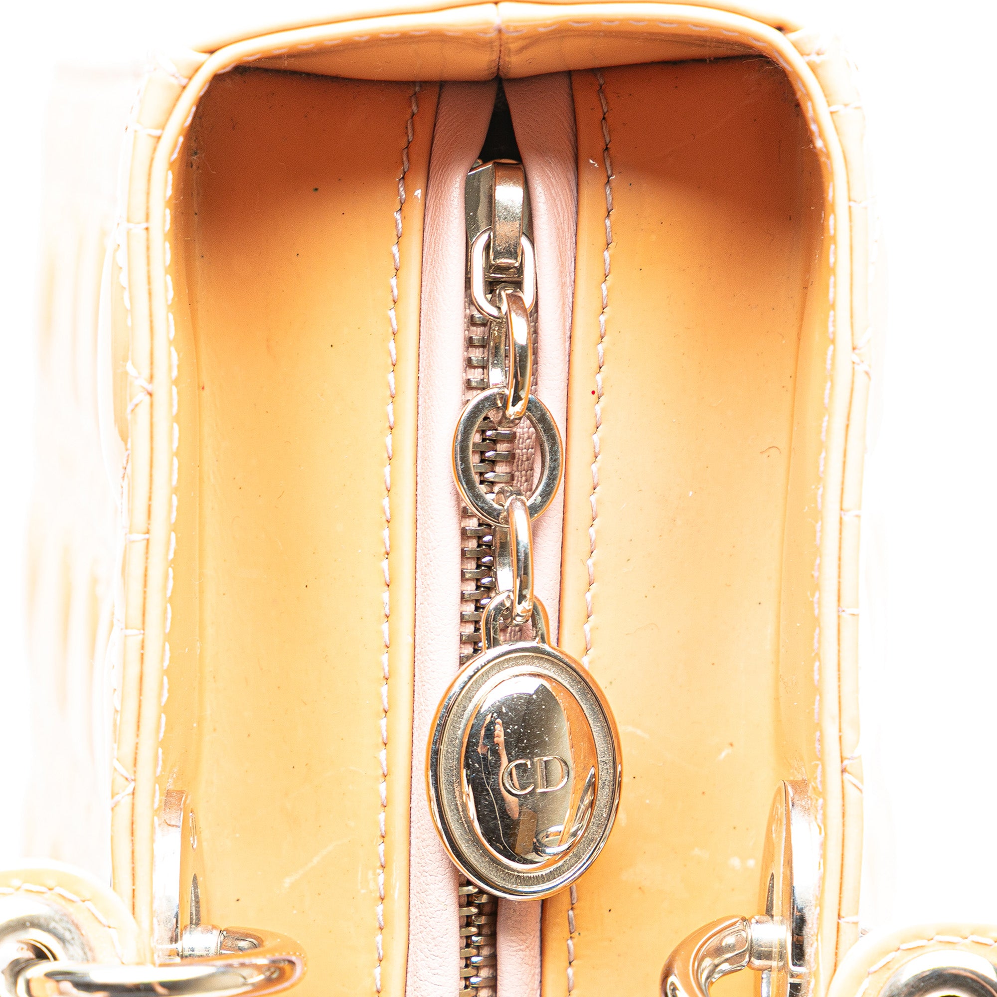 Large Patent Cannage Lady Dior
