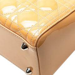 Large Patent Cannage Lady Dior