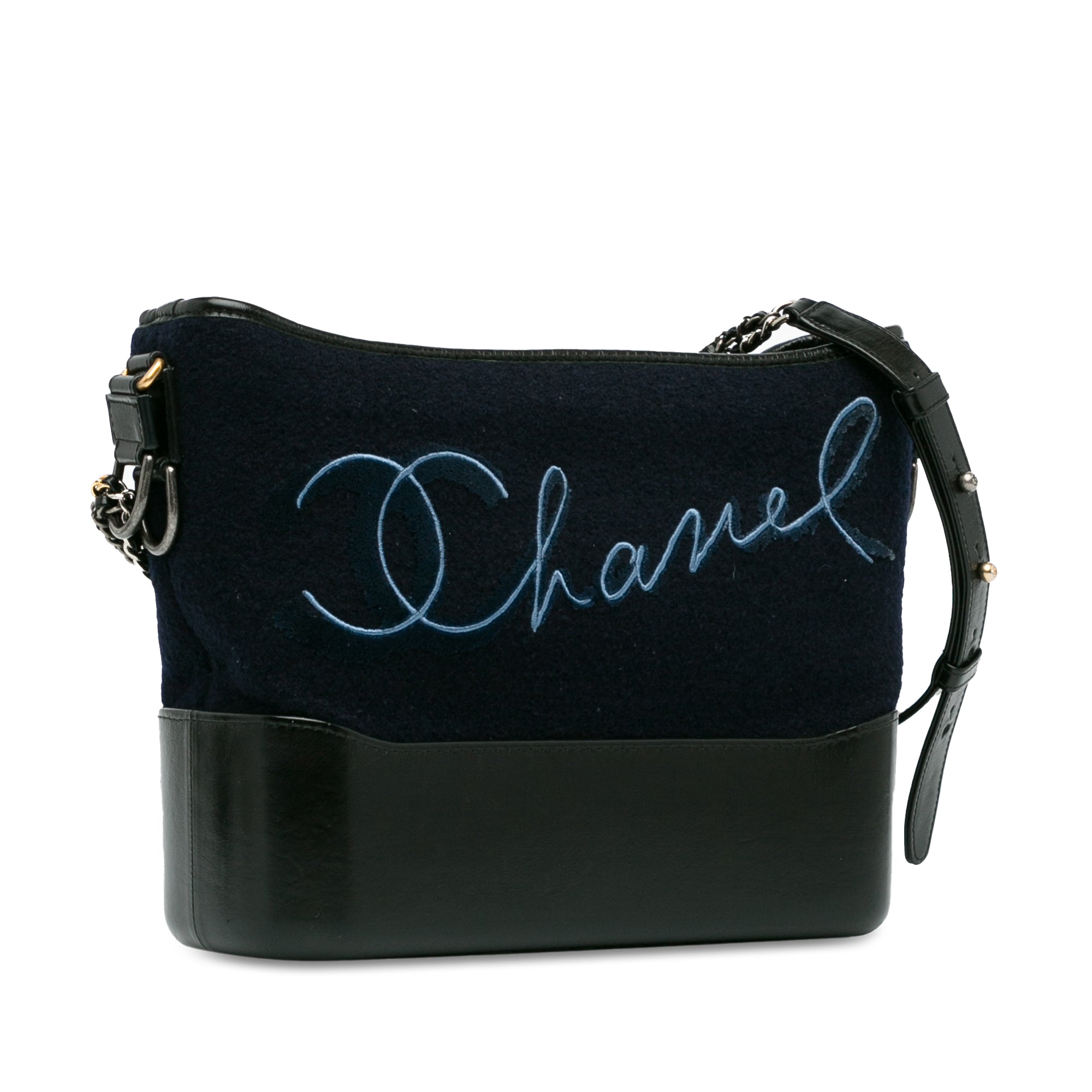 Medium Wool Paris-Hamburg Embroidered Gabrielle Crossbody