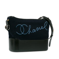 Medium Wool Paris-Hamburg Embroidered Gabrielle Crossbody