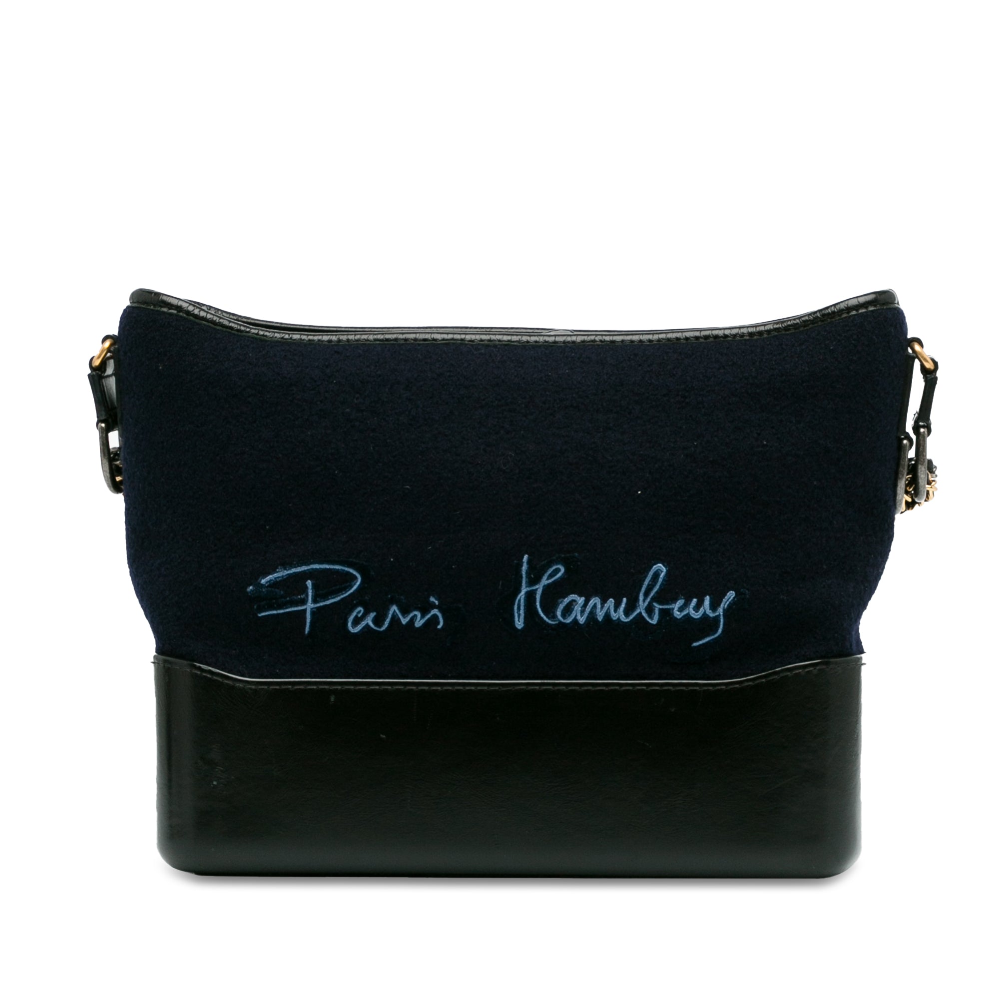 Medium Wool Paris-Hamburg Embroidered Gabrielle Crossbody