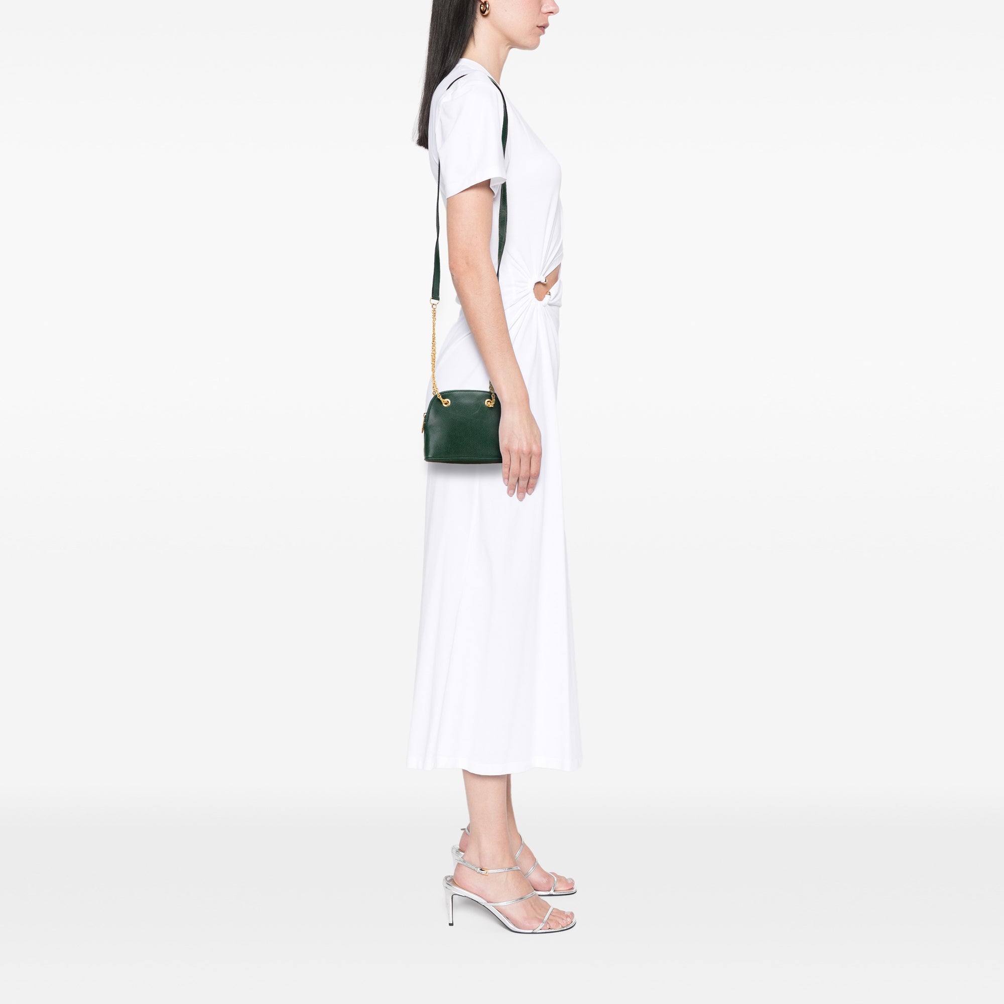 Leather Dome Crossbody
