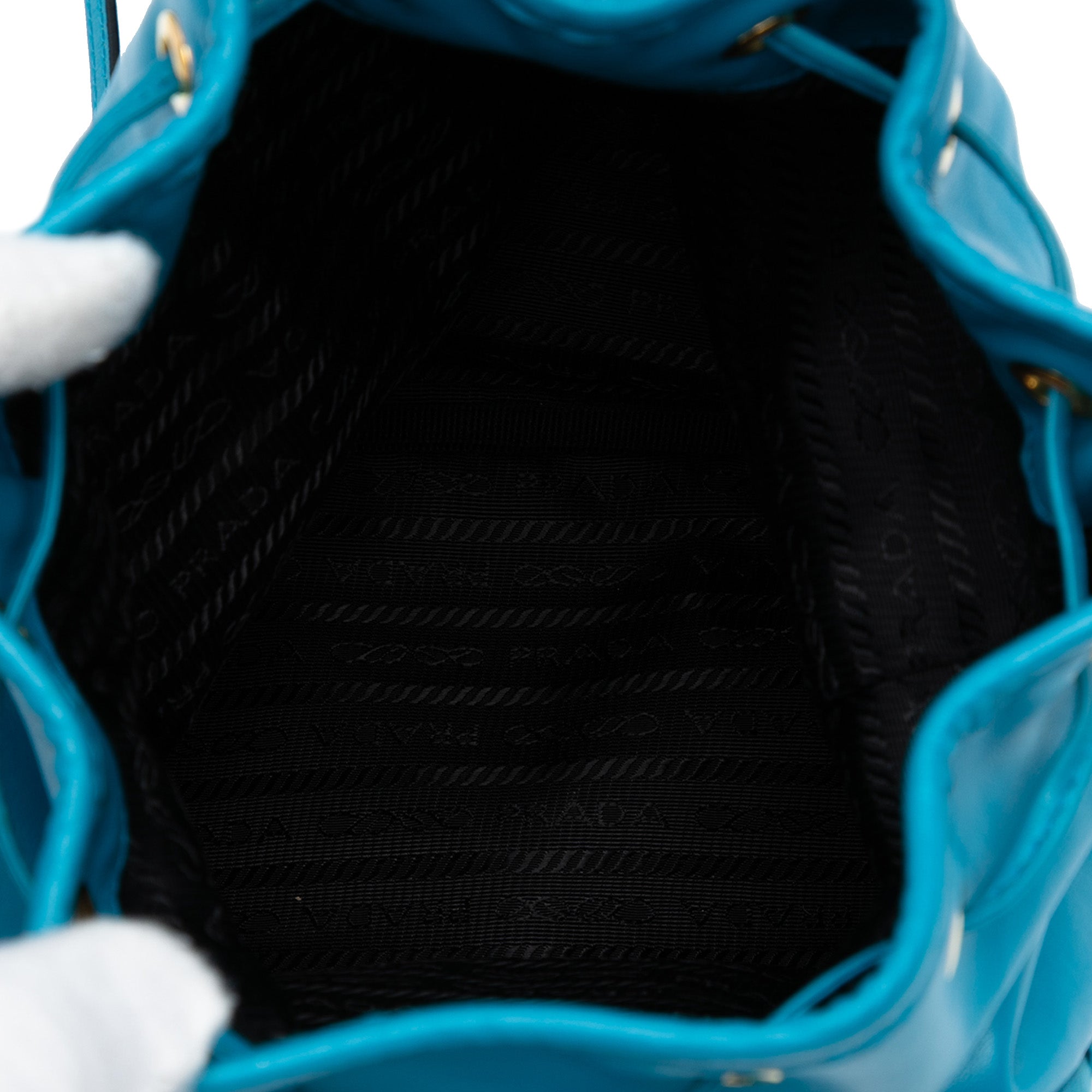 Mini Soft Calf Drawstring Bucket Bag