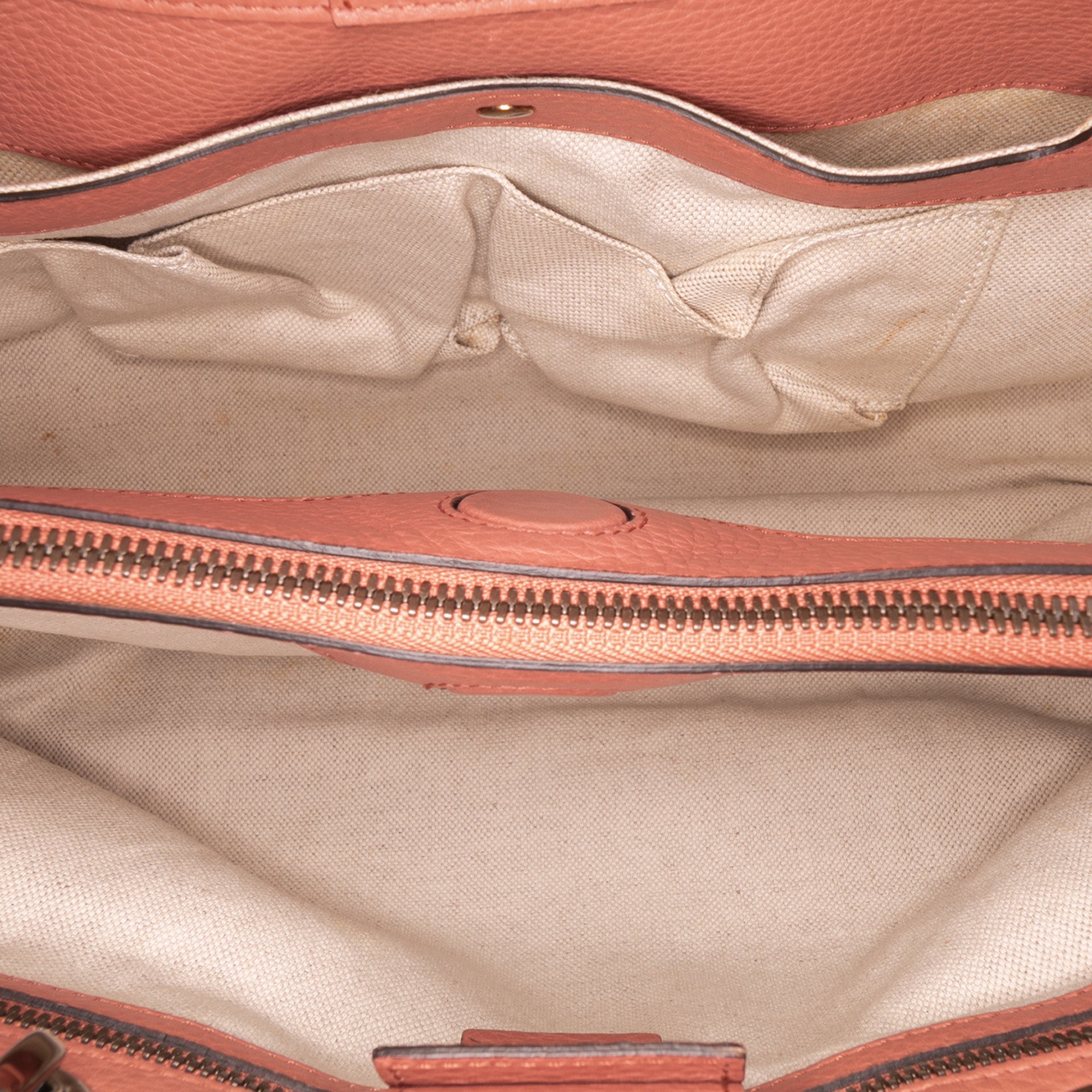 Medium Calfskin Bamboo Shopper Satchel