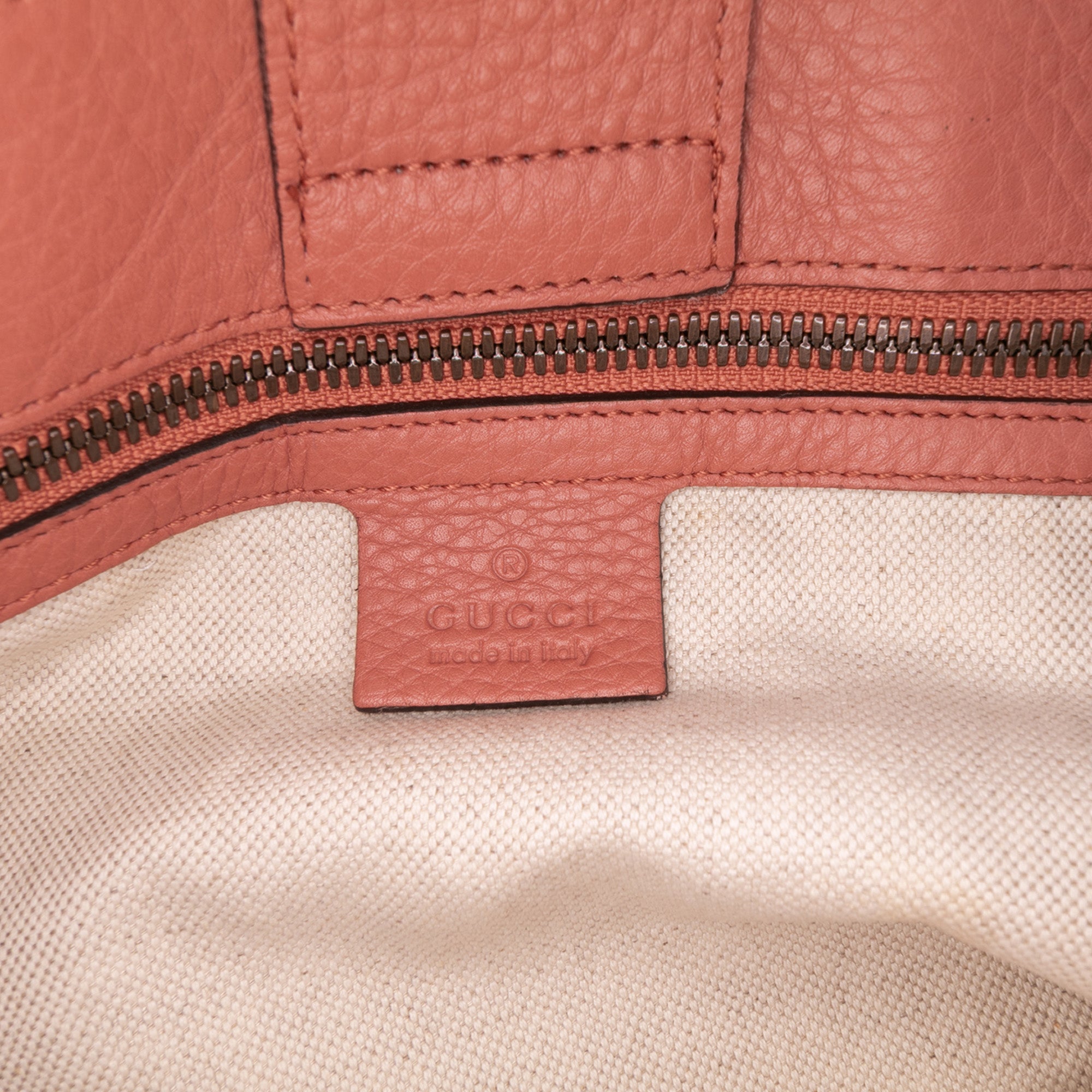 Medium Calfskin Bamboo Shopper Satchel