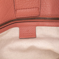 Medium Calfskin Bamboo Shopper Satchel