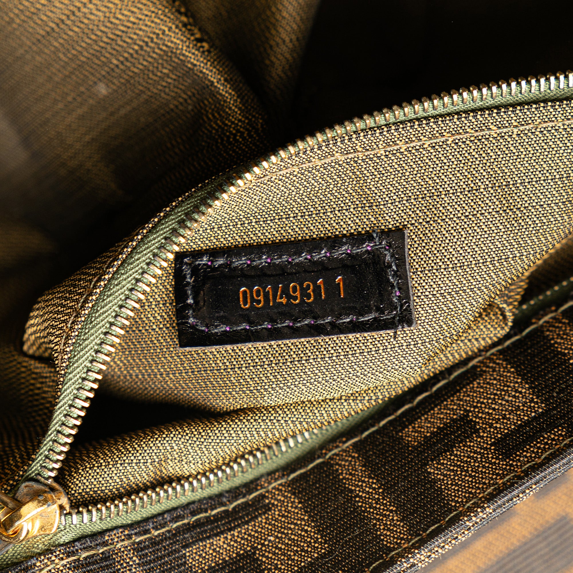 Zucca Canvas Vanity Bag