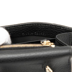 Leather Interlocking G Dollar Wallet on Chain