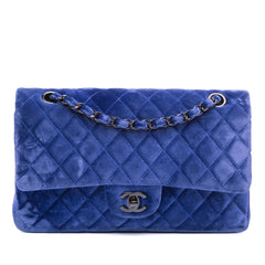 Medium Classic Velvet Double Flap