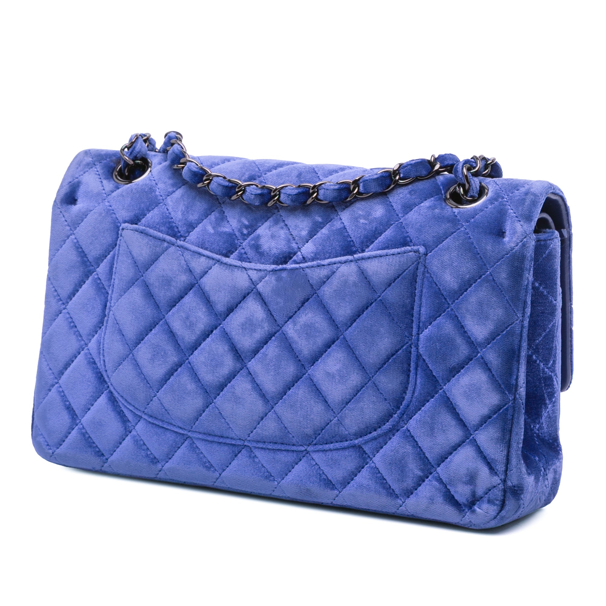 Medium Classic Velvet Double Flap
