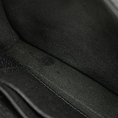 Pebbled Calfskin Rockstud Chain Wallet
