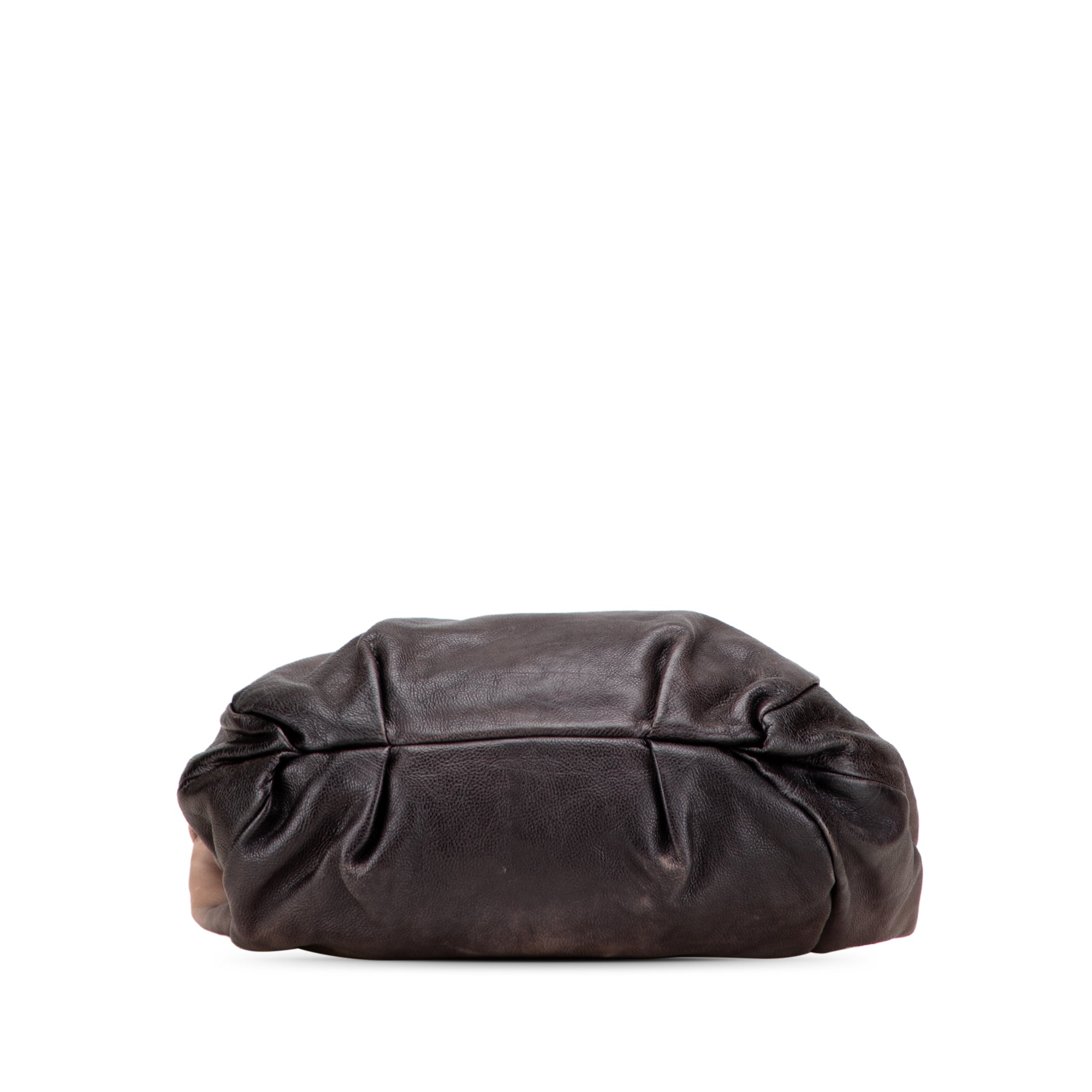 Glace Calf Ombre Pleated Hobo