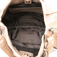Glace Calf Ombre Pleated Hobo