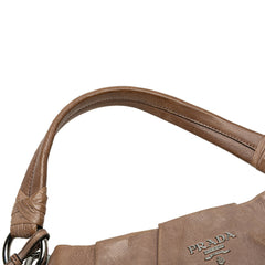 Glace Calf Ombre Pleated Hobo