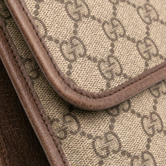 Medium GG Supreme Web Neo Vintage Double Flap Messenger Bag