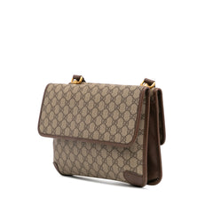 Medium GG Supreme Web Neo Vintage Double Flap Messenger Bag