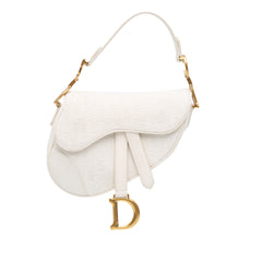 Mini Oblique Canvas Saddle Bag