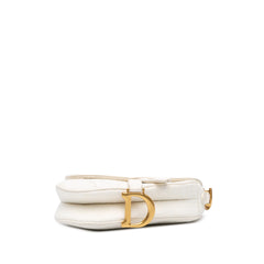 Mini Oblique Canvas Saddle Bag