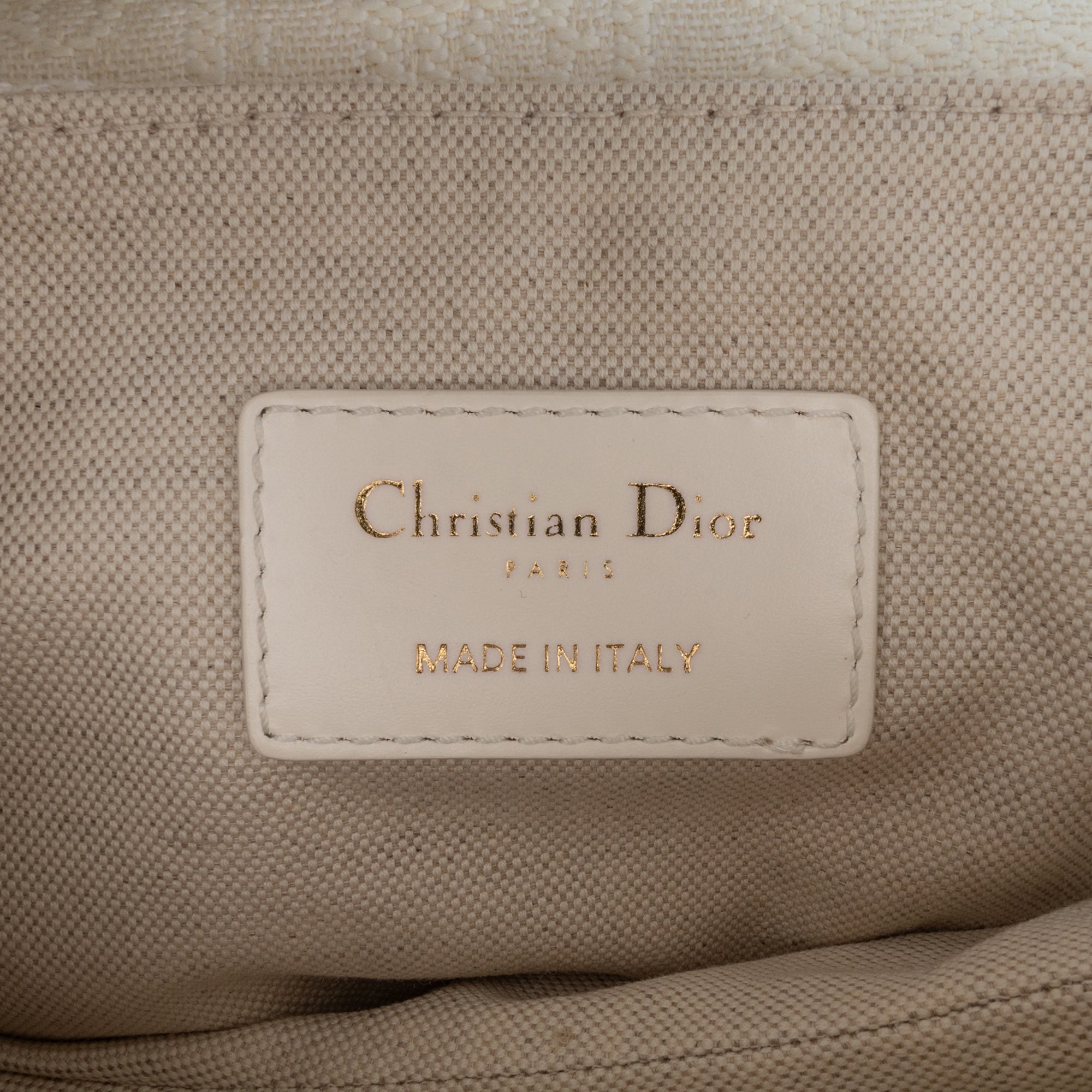 Mini Oblique Canvas Saddle Bag