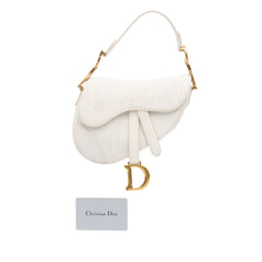 Mini Oblique Canvas Saddle Bag