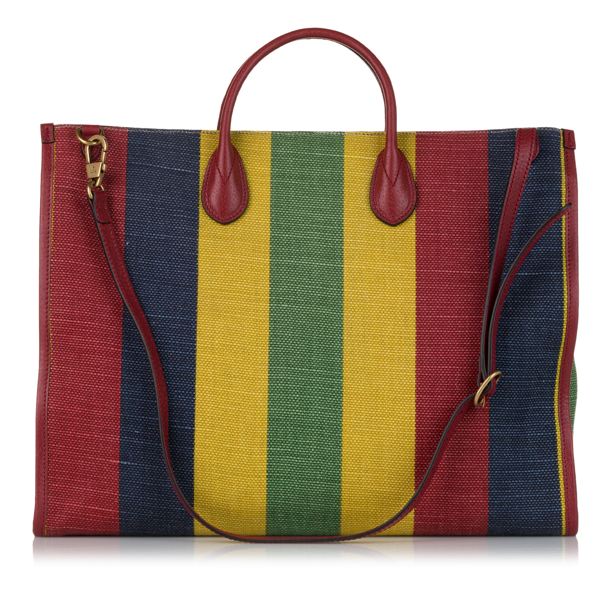 Baiadera Stripe Canvas Satchel_2