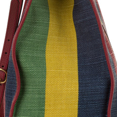 Baiadera Stripe Canvas Satchel_5