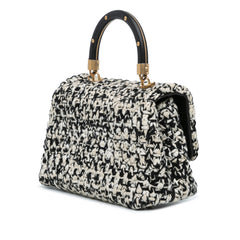 Mini Tweed Coco Top Handle Satchel