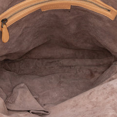 Intrecciato Trimmed Leather Handbag