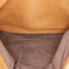 Intrecciato Trimmed Leather Handbag
