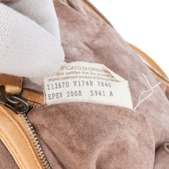 Intrecciato Trimmed Leather Handbag