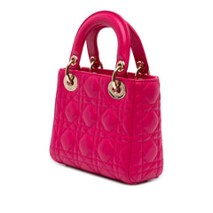 Mini Lambskin Cannage Lady Dior