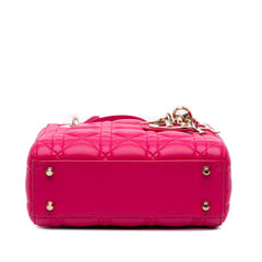 Mini Lambskin Cannage Lady Dior