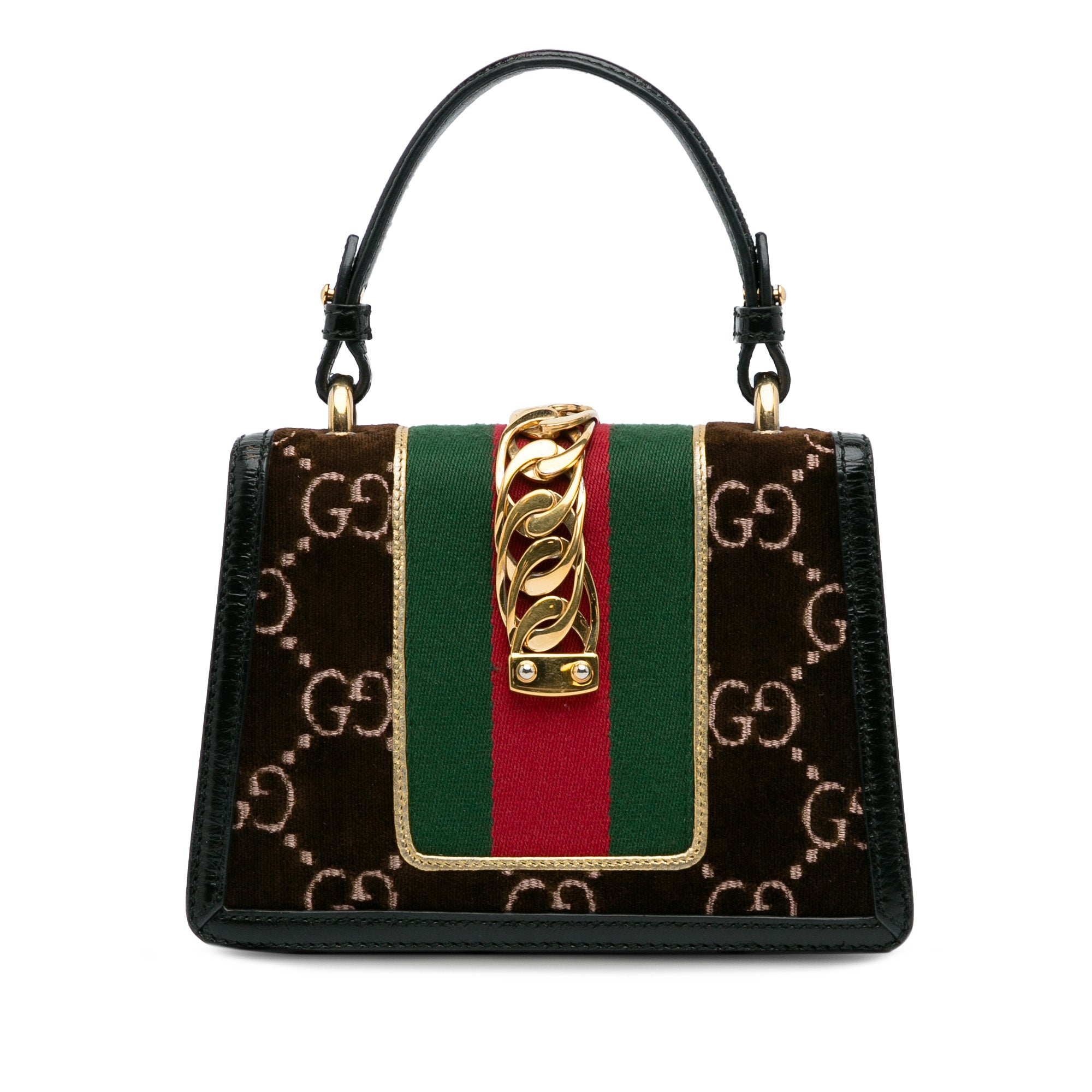 Mini GG Velvet Sylvie Satchel_2