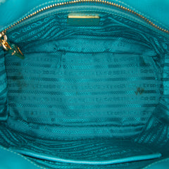 Mini Saffiano Lux Galleria Double Zip