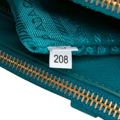 Mini Saffiano Lux Galleria Double Zip