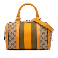 Small GG Canvas Web Joy Boston Bag