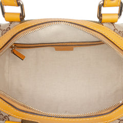 Small GG Canvas Web Joy Boston Bag