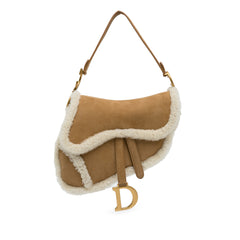 Shearling Saddle Bag_0