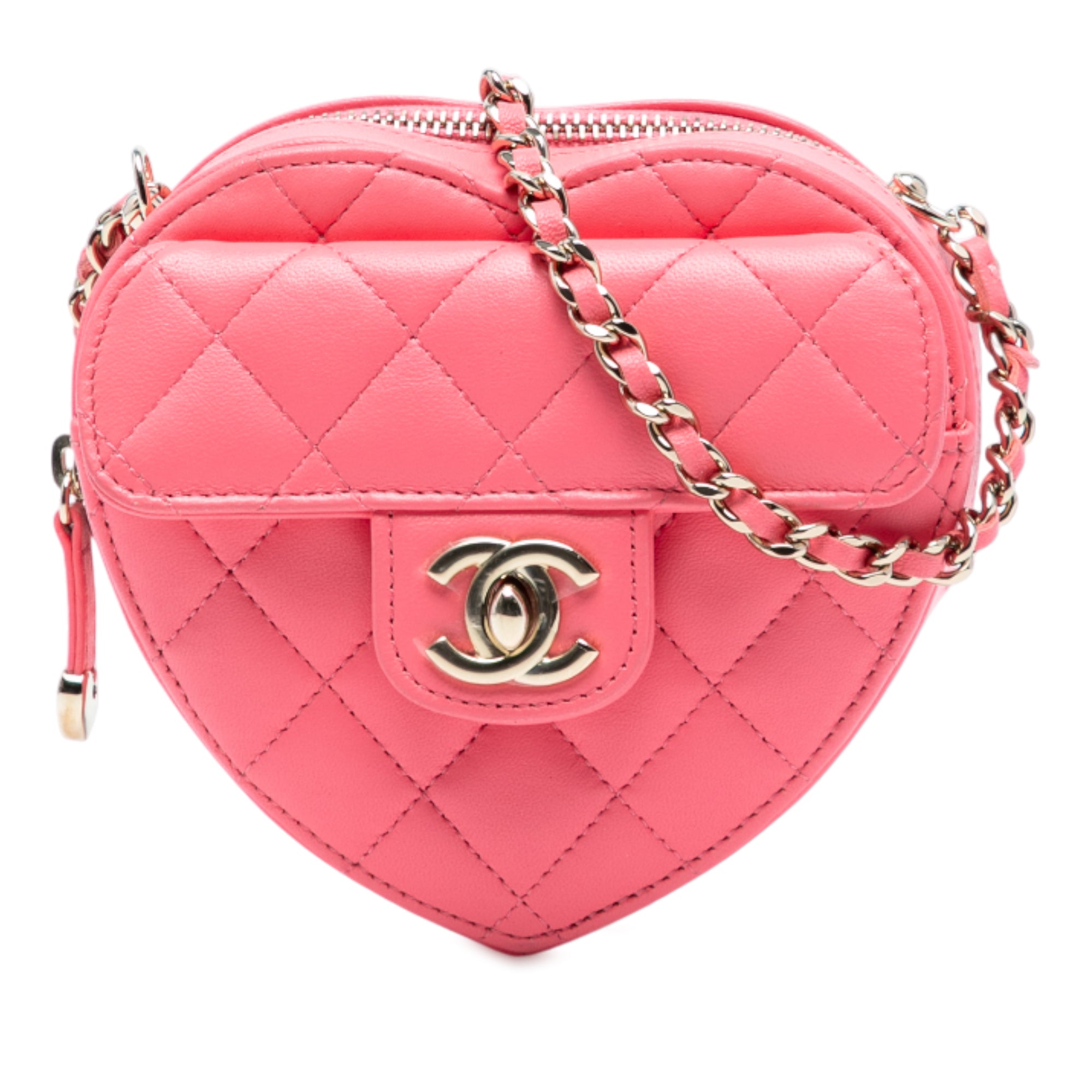 Mini Lambskin CC in Love Heart Crossbody